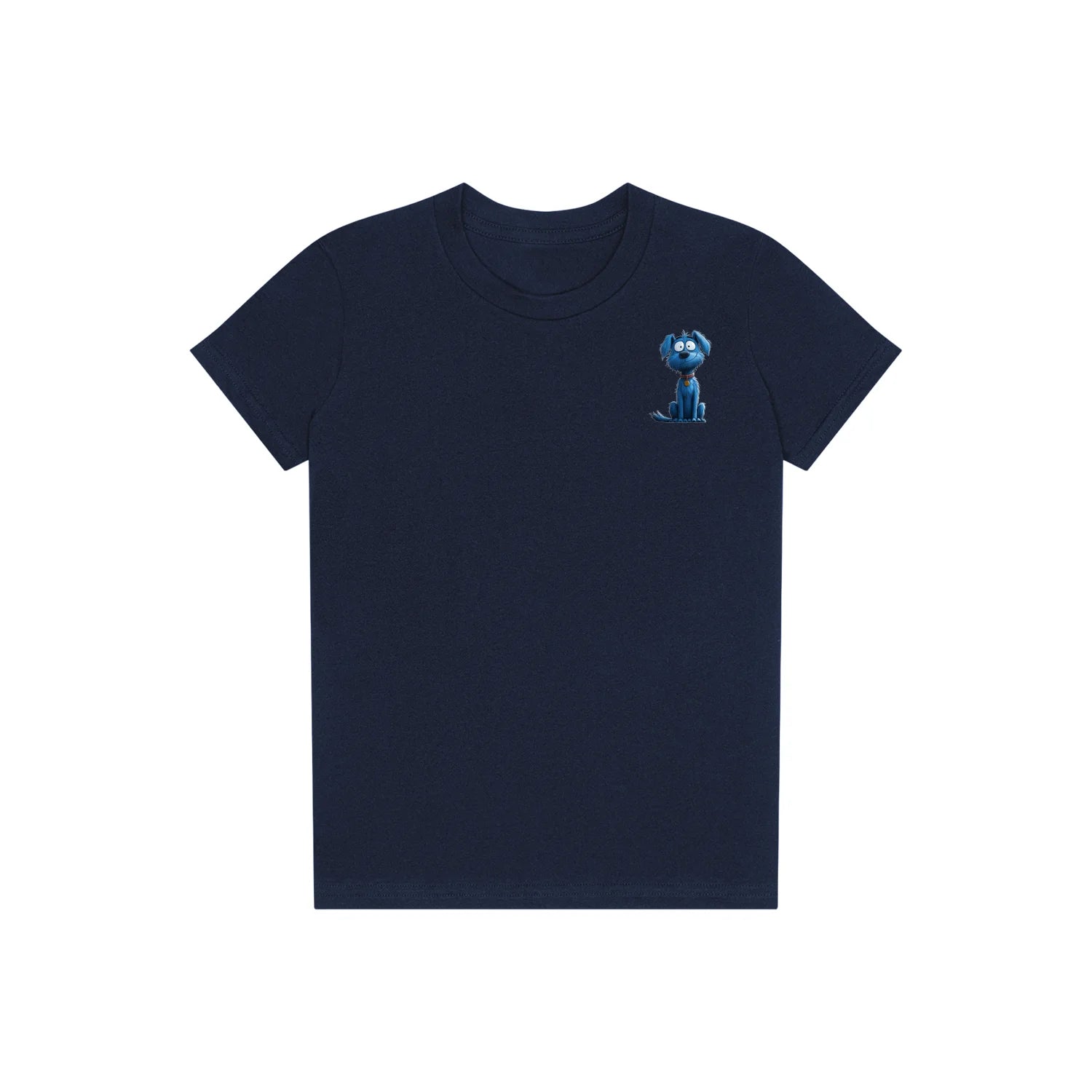 T-shirt Dog graphic 0049 - Navy