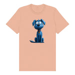 T-shirt Dog graphic 0049 - Peach