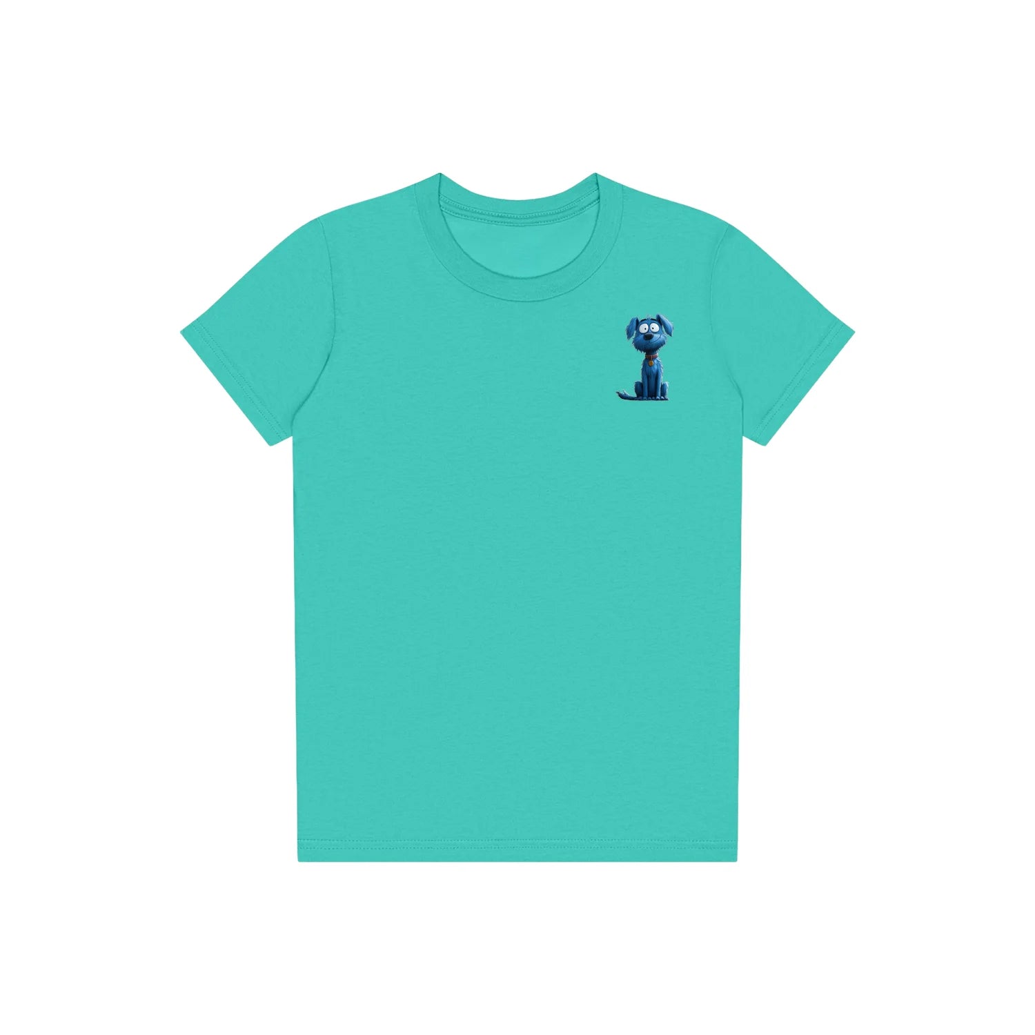T-shirt Dog graphic 0049 - Teal