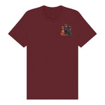 T-shirt Dog graphic 0050 - Maroon