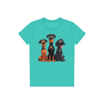 T-shirt Dog graphic 0050 - Teal