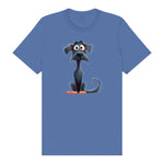 T-shirt Dog graphic 0051 - Columbia Blue