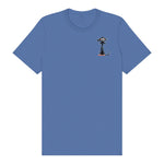 T-shirt Dog graphic 0051 - Columbia Blue