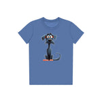 T-shirt Dog graphic 0051 - Columbia Blue