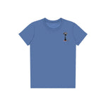 T-shirt Dog graphic 0051 - Columbia Blue