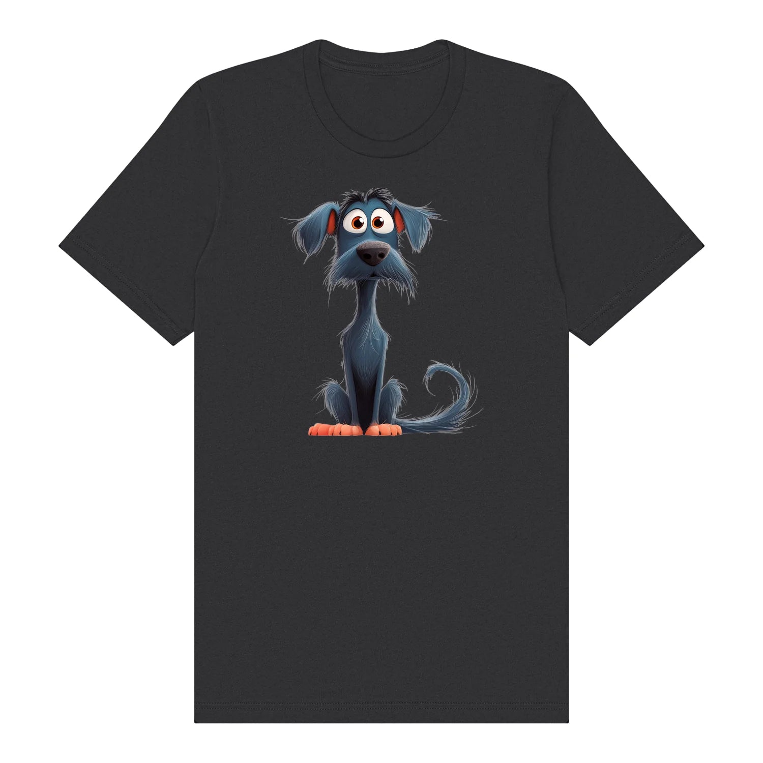 T-shirt Dog graphic 0051 - Dark Grey