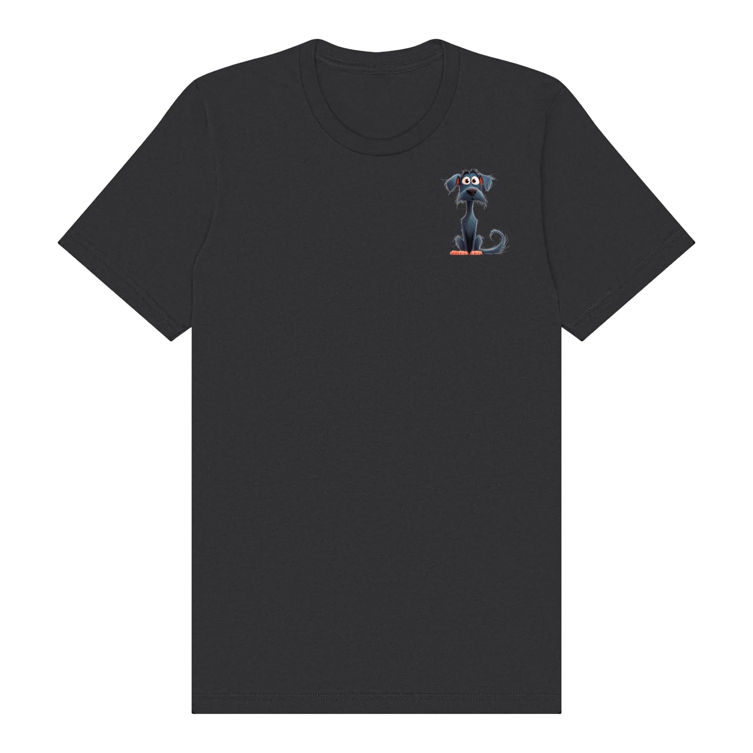 T-shirt Dog graphic 0051 - Dark Grey