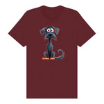 T-shirt Dog graphic 0051 - Maroon