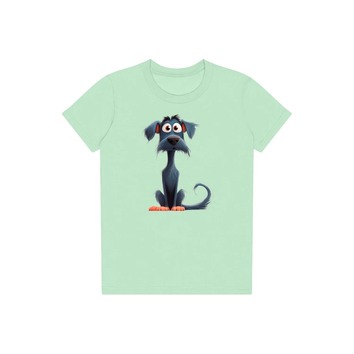 T-shirt Dog graphic 0051 - Mint