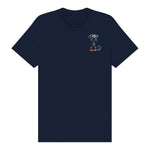 T-shirt Dog graphic 0051 - Navy
