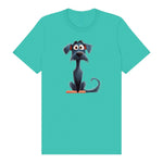 T-shirt Dog graphic 0051 - Teal