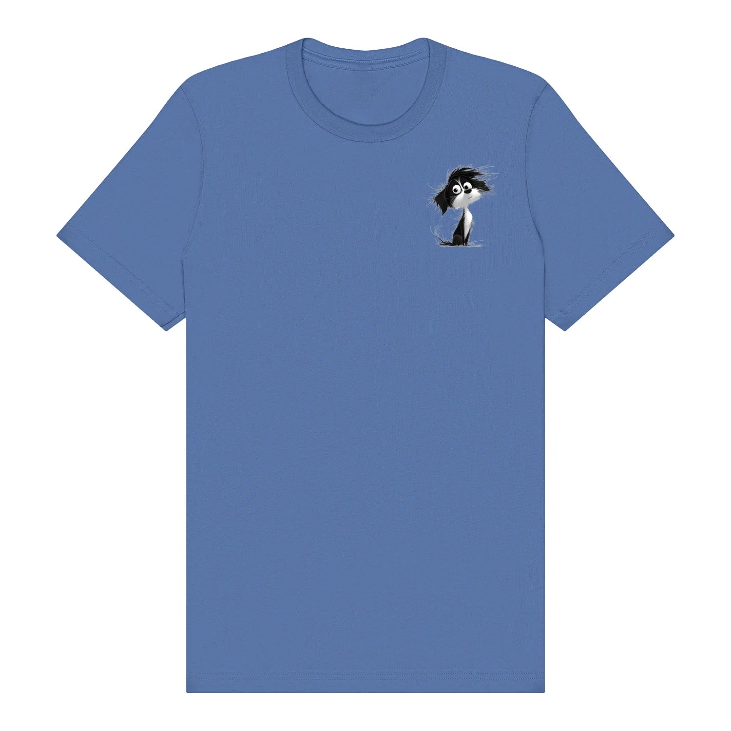 T-shirt Dog graphic 0052 - Columbia Blue