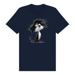 T-shirt Dog graphic 0052 - Navy