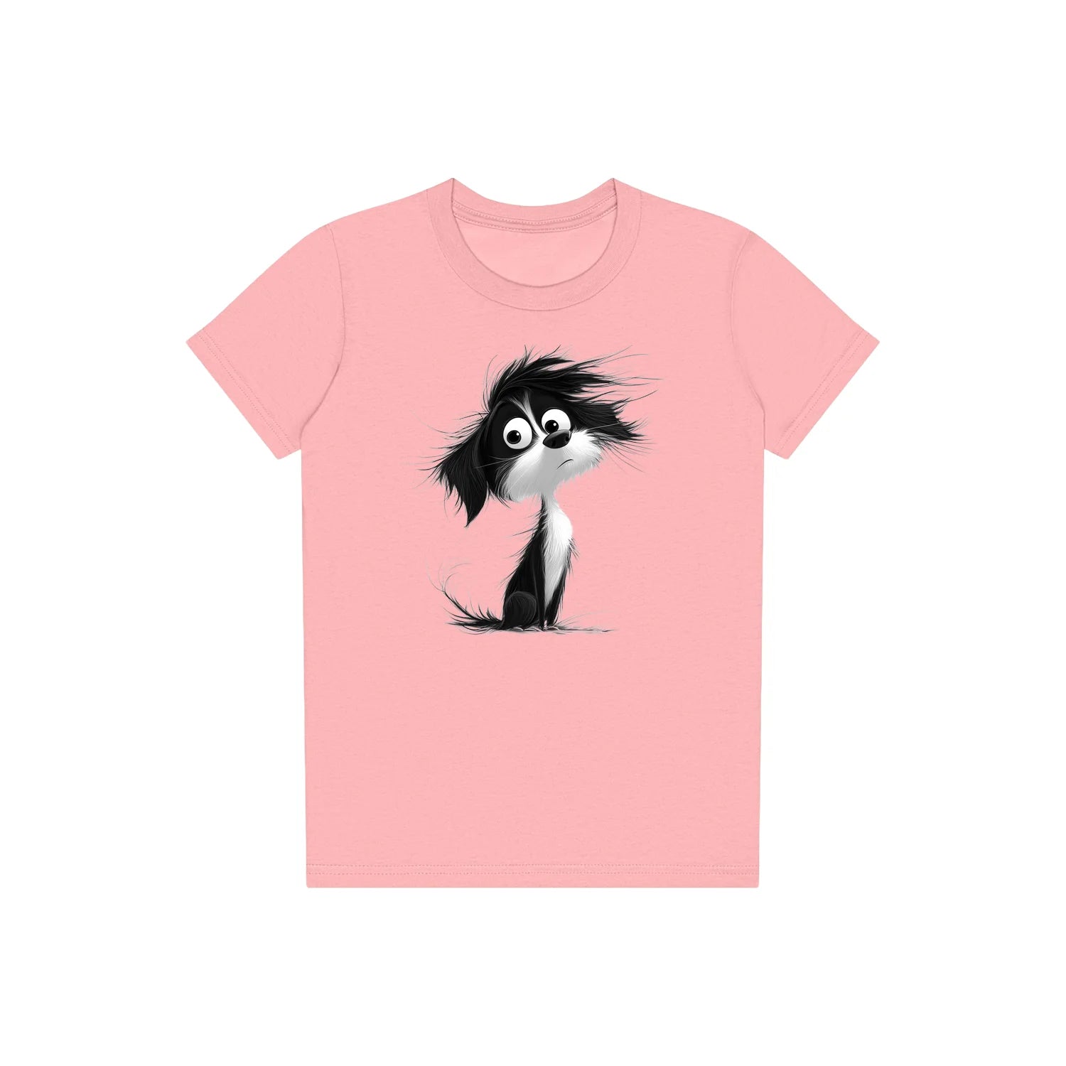 T-shirt Dog graphic 0052 - Pink