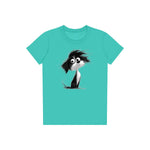 T-shirt Dog graphic 0052 - Teal