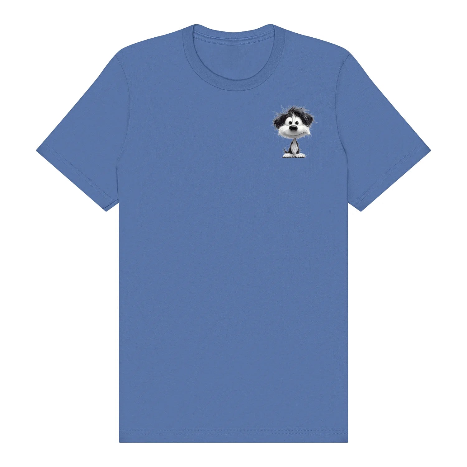 T-shirt Dog graphic 0053 - Columbia Blue