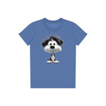 T-shirt Dog graphic 0053 - Columbia Blue