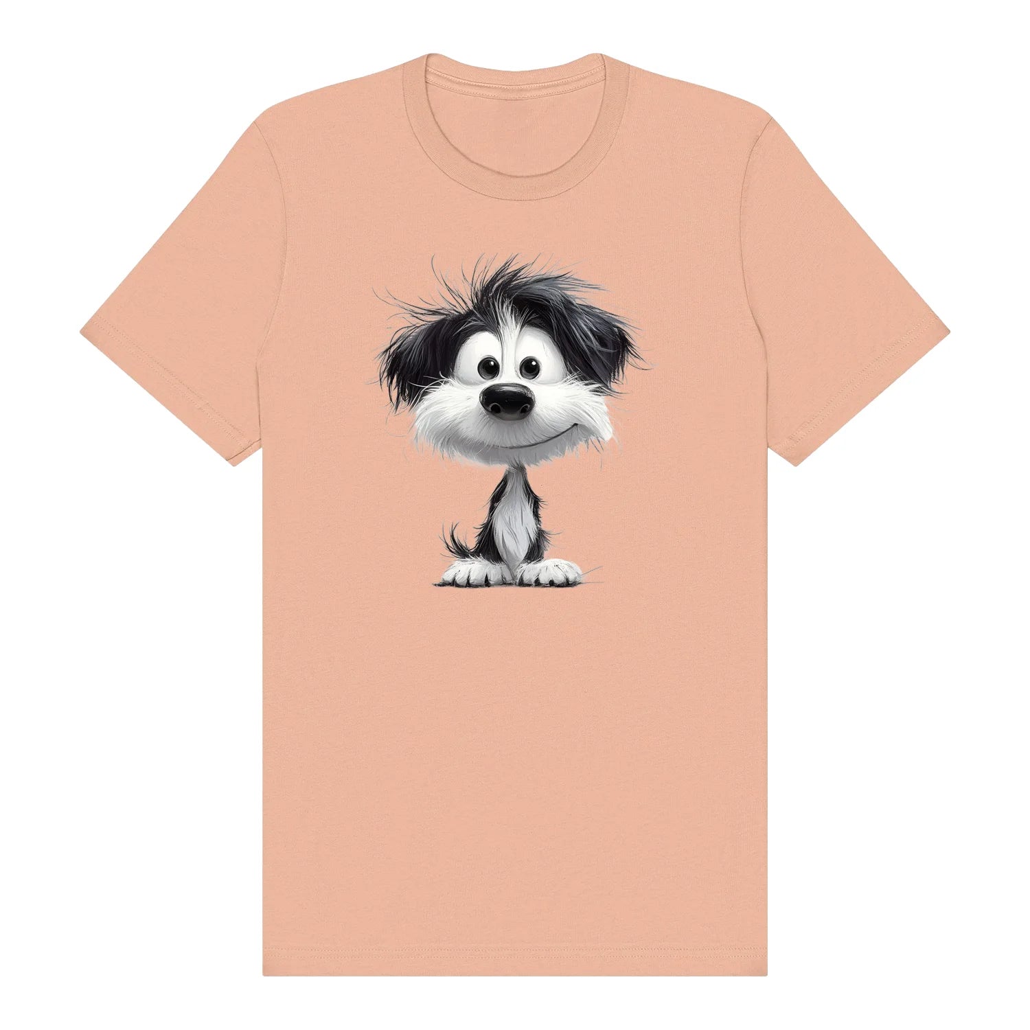 T-shirt Dog graphic 0053 - Peach