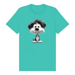 T-shirt Dog graphic 0053 - Teal