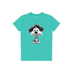 T-shirt Dog graphic 0053 - Teal