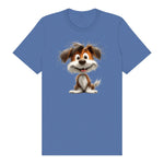 T-shirt Dog graphic 0054 - Columbia Blue