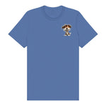 T-shirt Dog graphic 0054 - Columbia Blue
