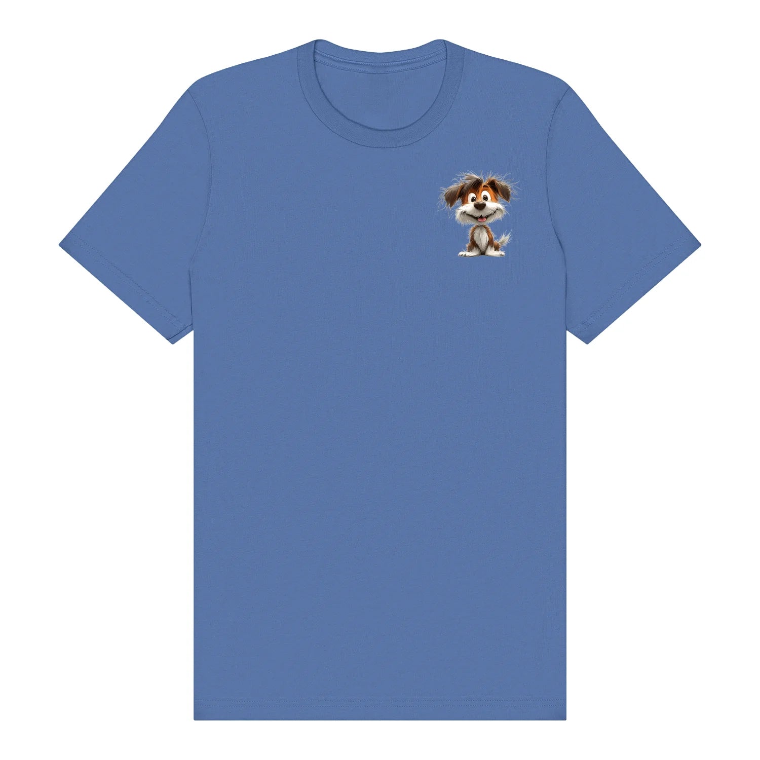 T-shirt Dog graphic 0054 - Columbia Blue