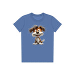 T-shirt Dog graphic 0054 - Columbia Blue