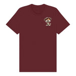 T-shirt Dog graphic 0054 - Maroon