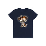 T-shirt Dog graphic 0054 - Navy