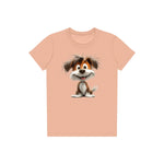 T-shirt Dog graphic 0054 - Peach