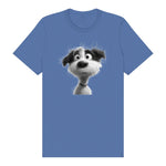T-shirt Dog graphic 0055 - Columbia Blue