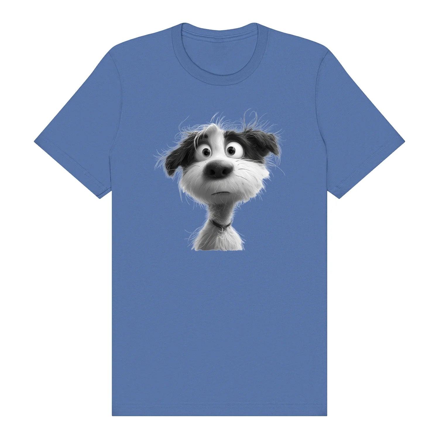 T-shirt Dog graphic 0055 - Columbia Blue
