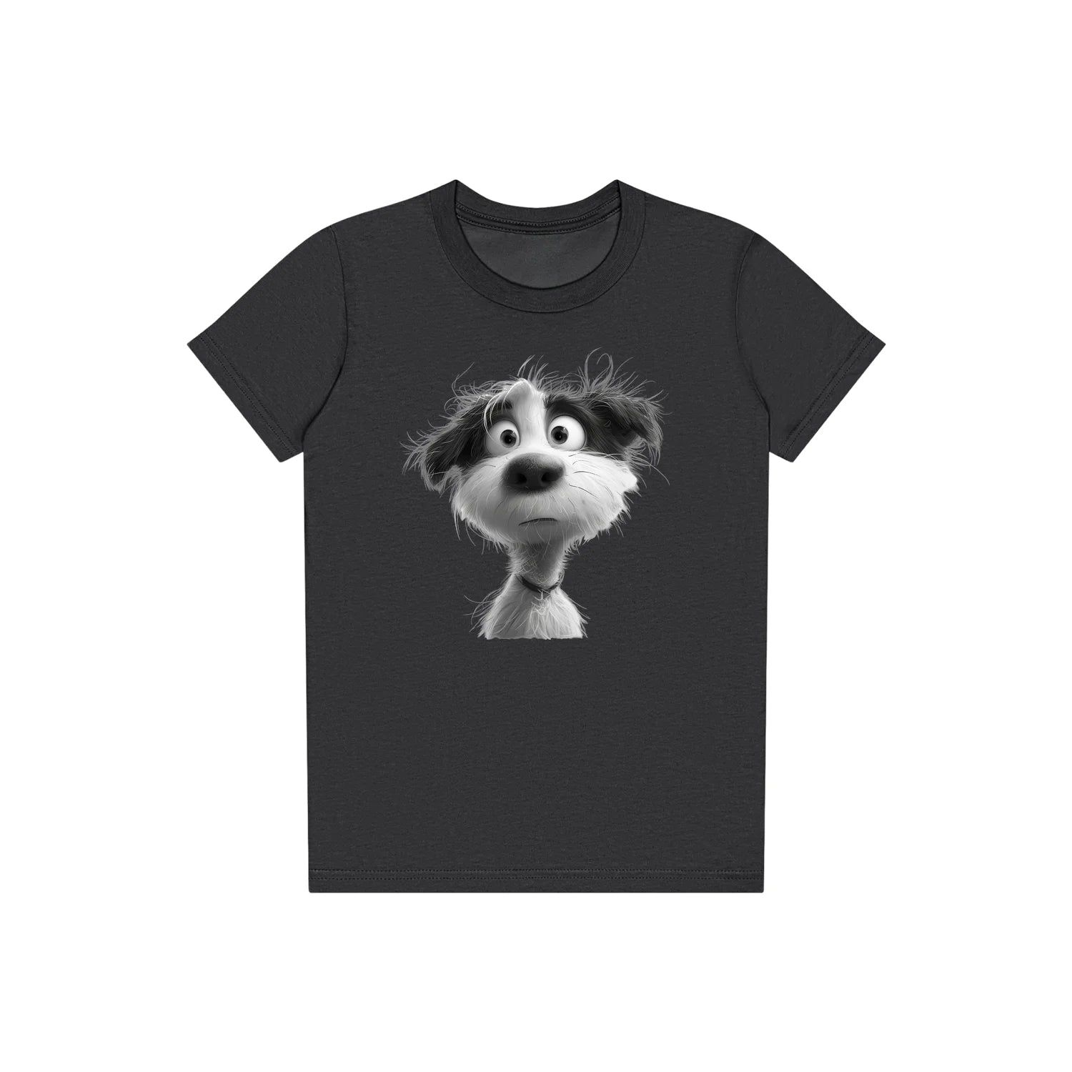 T-shirt Dog graphic 0055 - Dark Grey