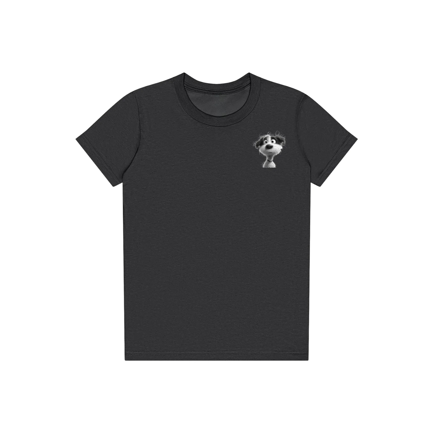 T-shirt Dog graphic 0055 - Dark Grey
