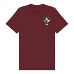 T-shirt Dog graphic 0055 - Maroon