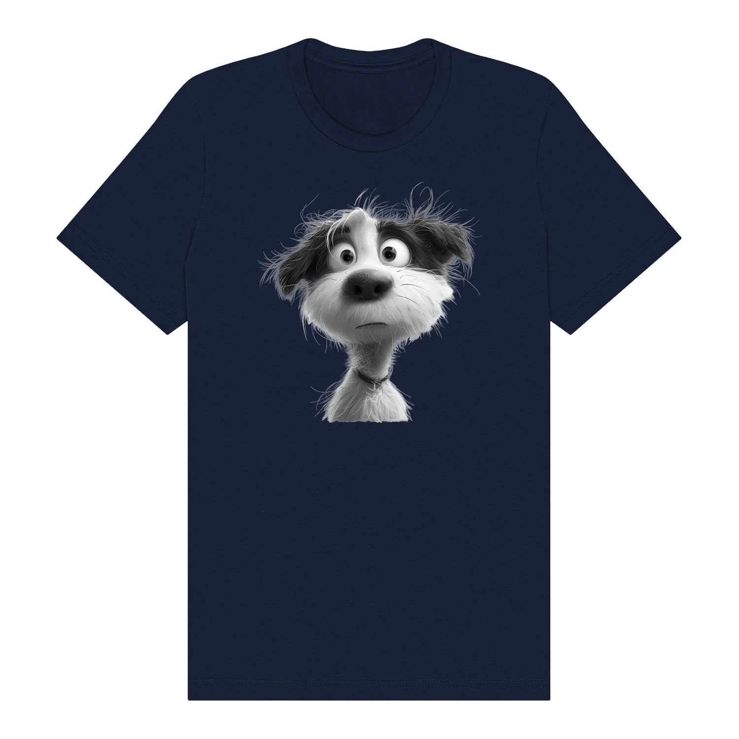 T-shirt Dog graphic 0055 - Navy