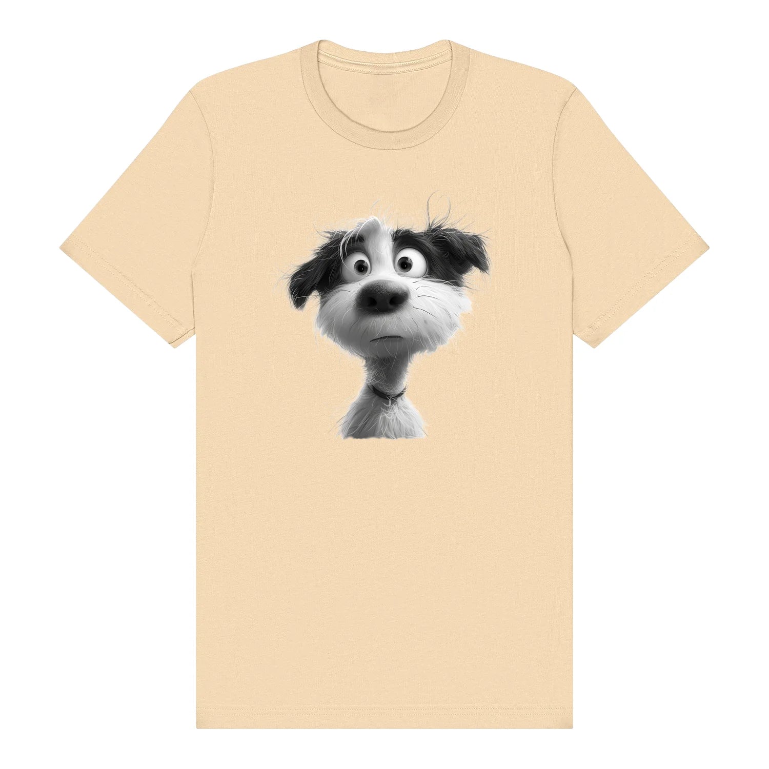 T-shirt Dog graphic 0055 - Soft Cream