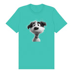 T-shirt Dog graphic 0055 - Teal