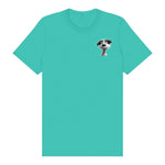 T-shirt Dog graphic 0055 - Teal