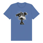 T-shirt Dog graphic 0056 - Columbia Blue