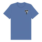 T-shirt Dog graphic 0056 - Columbia Blue