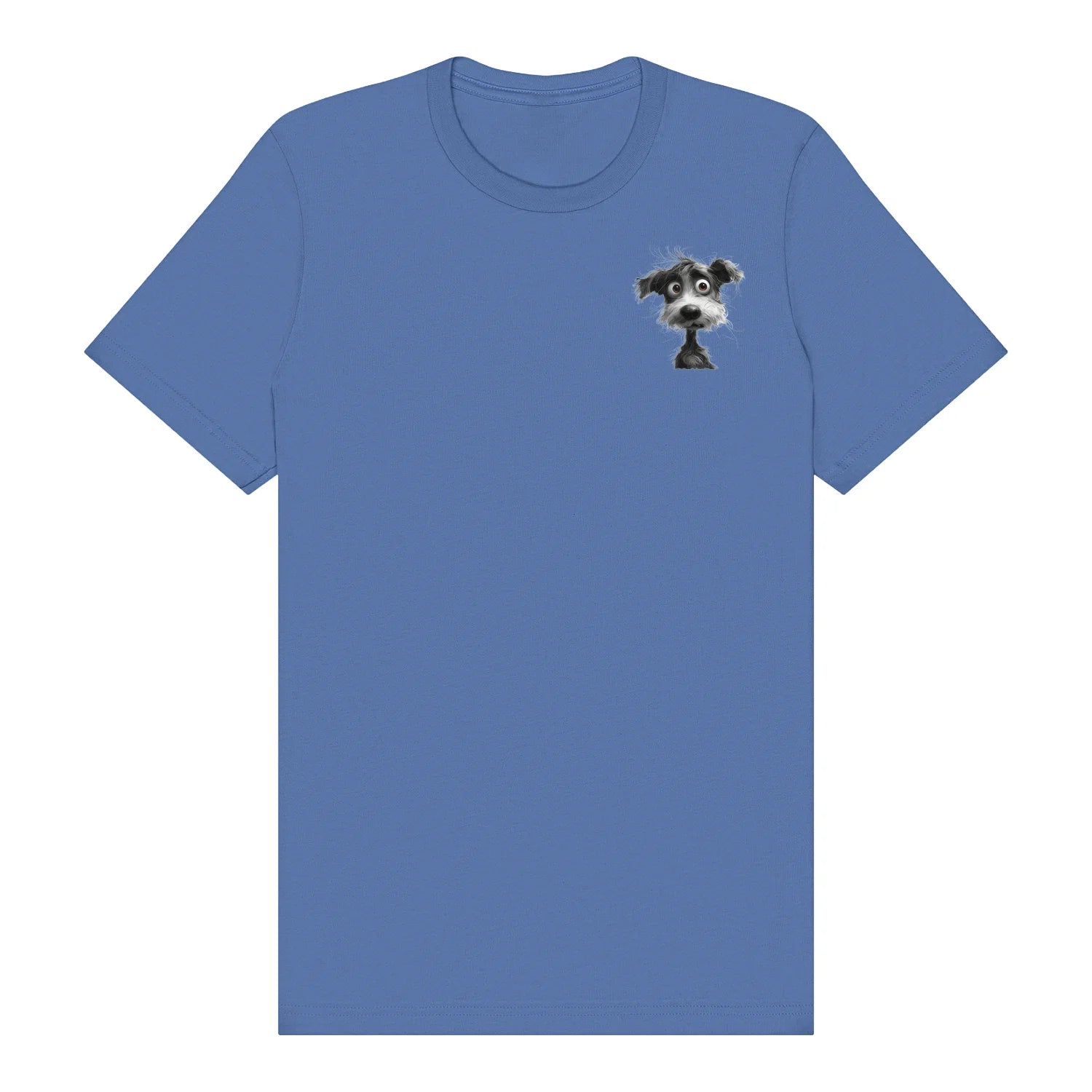 T-shirt Dog graphic 0056 - Columbia Blue
