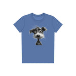T-shirt Dog graphic 0056 - Columbia Blue