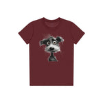 T-shirt Dog graphic 0056 - Maroon