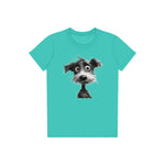 T-shirt Dog graphic 0056 - Teal