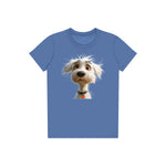 T-shirt Dog graphic 0057 - Columbia Blue