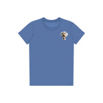 T-shirt Dog graphic 0057 - Columbia Blue