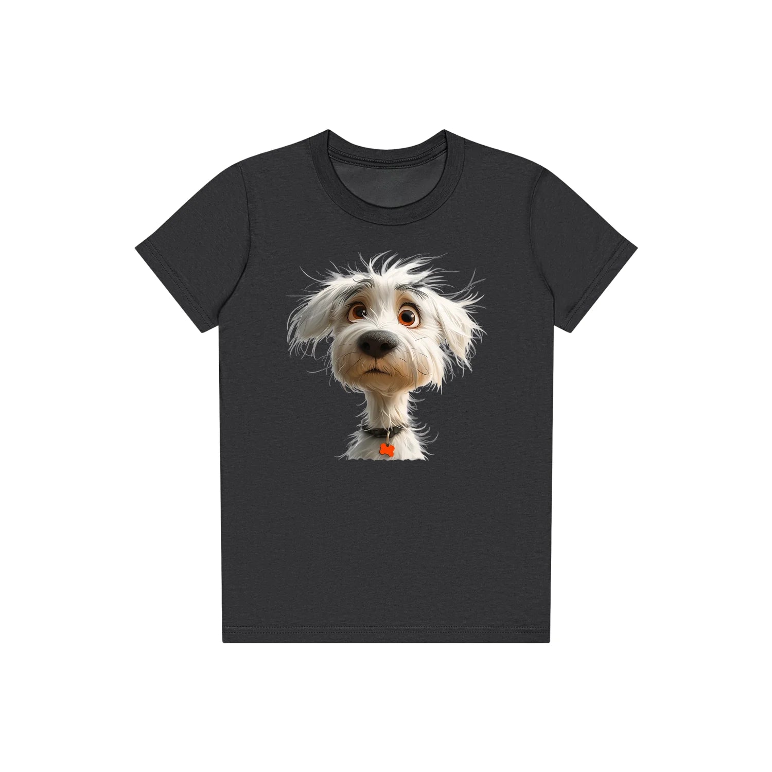 T-shirt Dog graphic 0057 - Dark Grey
