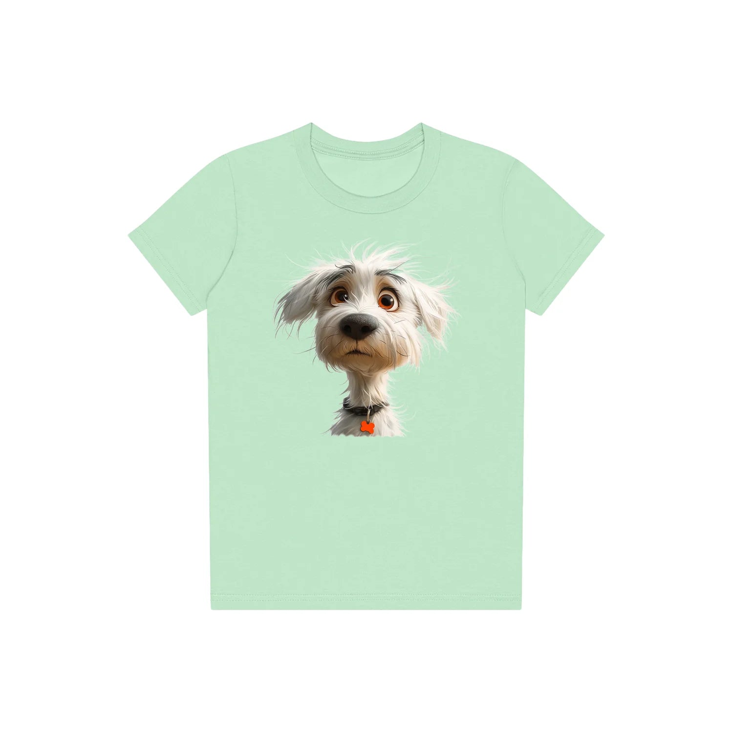 T-shirt Dog graphic 0057 - Mint